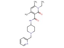 1-ethyl-4,6-dimethyl-2-oxo-N-[1-(pyridin-2-ylmethyl)piperidin-4-yl]-1,2-dihydropyridine-3-carboxamide