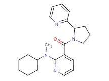 N-cyclohexyl-N-methyl-3-{[2-(2-pyridinyl)-1-pyrrolidinyl]carbonyl}-2-pyridinamine