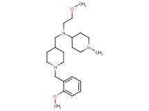N-{[1-(2-methoxybenzyl)-4-piperidinyl]methyl}-N-(2-methoxyethyl)-1-methyl-4-piperidinamine