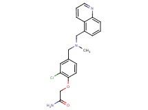 2-(2-chloro-4-{[methyl(5-quinolinylmethyl)amino]methyl}phenoxy)acetamide