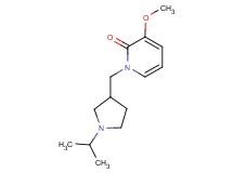 1-[(1-isopropylpyrrolidin-3-yl)methyl]-3-methoxypyridin-2(1H)-one