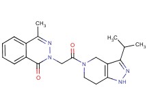 2-[2-(3-isopropyl-1,4,6,7-tetrahydro-5H-pyrazolo[4,3-c]pyridin-5-yl)-2-oxoethyl]-4-methylphthalazin-1(2H)-one