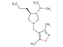 (3S*,4R*)-1-[(3,5-dimethyl-4-isoxazolyl)methyl]-N,N-dimethyl-4-propyl-3-pyrrolidinamine
