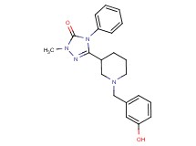 5-[1-(3-hydroxybenzyl)piperidin-3-yl]-2-methyl-4-phenyl-2,4-dihydro-3H-1,2,4-triazol-3-one