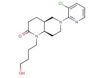 (4aS*,8aR*)-6-(3-chloropyridin-2-yl)-1-(4-hydroxybutyl)octahydro-1,6-naphthyridin-2(1H)-one