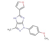 5-(3-furyl)-1-(4-methoxyphenyl)-3-methyl-1,4-dihydroimidazo[4,5-c]pyrazole