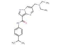 6-[(diethylamino)methyl]-N-(4-isopropylphenyl)pyrazolo[1,5-a]pyrimidine-3-carboxamide