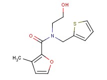 N-(2-hydroxyethyl)-3-methyl-N-(2-thienylmethyl)-2-furamide