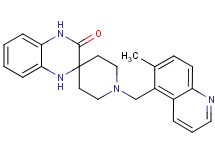 1-[(6-methyl-5-quinolinyl)methyl]-1',4'-dihydro-3'H-spiro[piperidine-4,2'-quinoxalin]-3'-one