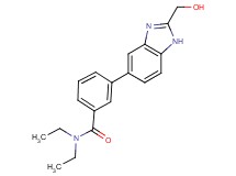 N,N-diethyl-3-[2-(hydroxymethyl)-1H-benzimidazol-5-yl]benzamide