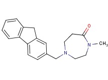 1-(9H-fluoren-2-ylmethyl)-4-methyl-1,4-diazepan-5-one