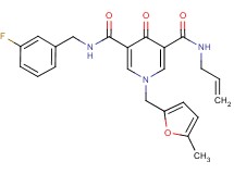 N-allyl-N'-(3-fluorobenzyl)-1-[(5-methyl-2-furyl)methyl]-4-oxo-1,4-dihydro-3,5-pyridinedicarboxamide