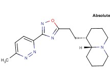 (1S,9aR)-1-{2-[3-(6-methyl-3-pyridazinyl)-1,2,4-oxadiazol-5-yl]ethyl}octahydro-2H-quinolizine