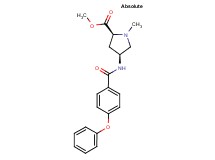 methyl (2S,4S)-1-methyl-4-[(4-phenoxybenzoyl)amino]pyrrolidine-2-carboxylate
