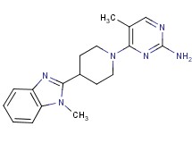 5-methyl-4-[4-(1-methyl-1H-benzimidazol-2-yl)piperidin-1-yl]pyrimidin-2-amine