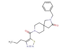 2-benzyl-8-[(4-propyl-1,2,3-thiadiazol-5-yl)carbonyl]-2,8-diazaspiro[4.5]decan-3-one