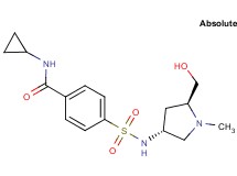 N-cyclopropyl-4-({[(3R,5S)-5-(hydroxymethyl)-1-methyl-3-pyrrolidinyl]amino}sulfonyl)benzamide