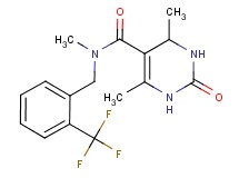N,4,6-trimethyl-2-oxo-N-[2-(trifluoromethyl)benzyl]-1,2,3,4-tetrahydropyrimidine-5-carboxamide