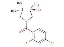 (3R)-1-(4-chloro-2-fluorobenzoyl)-3,4,4-trimethyl-3-pyrrolidinol