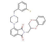 2-(2,3-dihydro-1,4-benzodioxin-2-ylmethyl)-4-[4-(3-fluorobenzyl)-1-piperazinyl]-1H-isoindole-1,3(2H)-dione