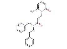 3-(6-methyl-2-oxopyridin-1(2H)-yl)-N-(2-phenylethyl)-N-(pyridin-2-ylmethyl)propanamide
