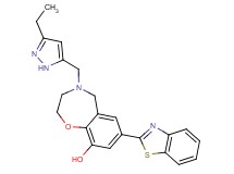 7-(1,3-benzothiazol-2-yl)-4-[(3-ethyl-1H-pyrazol-5-yl)methyl]-2,3,4,5-tetrahydro-1,4-benzoxazepin-9-ol