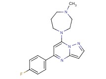 5-(4-fluorophenyl)-7-(4-methyl-1,4-diazepan-1-yl)pyrazolo[1,5-a]pyrimidine