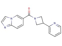 6-[(3-pyridin-2-ylazetidin-1-yl)carbonyl]imidazo[1,2-a]pyridine