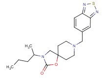 8-(2,1,3-benzothiadiazol-5-ylmethyl)-3-(1-methylbutyl)-1-oxa-3,8-diazaspiro[4.5]decan-2-one