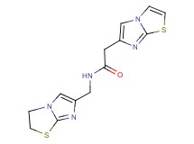 N-(2,3-dihydroimidazo[2,1-b][1,3]thiazol-6-ylmethyl)-2-imidazo[2,1-b][1,3]thiazol-6-ylacetamide