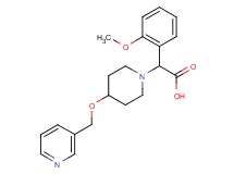 (2-methoxyphenyl)[4-(pyridin-3-ylmethoxy)piperidin-1-yl]acetic acid