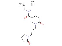 N-allyl-6-oxo-1-[3-(2-oxo-1-pyrrolidinyl)propyl]-N-2-propyn-1-yl-3-piperidinecarboxamide
