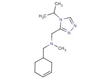 (3-cyclohexen-1-ylmethyl)[(4-isopropyl-4H-1,2,4-triazol-3-yl)methyl]methylamine