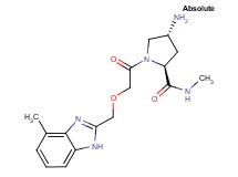 (4R)-4-amino-N-methyl-1-{[(4-methyl-1H-benzimidazol-2-yl)methoxy]acetyl}-L-prolinamide