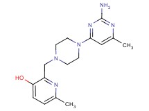 2-{[4-(2-amino-6-methylpyrimidin-4-yl)piperazin-1-yl]methyl}-6-methylpyridin-3-ol