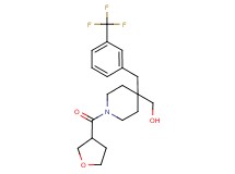 {1-(tetrahydro-3-furanylcarbonyl)-4-[3-(trifluoromethyl)benzyl]-4-piperidinyl}methanol