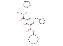 N'-cyclooctyl-N-(2-furylmethyl)-N-methyl-4-oxo-1-(tetrahydro-2-furanylmethyl)-1,4-dihydro-3,5-pyridinedicarboxamide