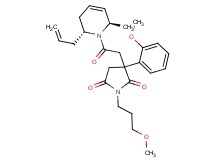 3-{2-[(2R*,6R*)-2-allyl-6-methyl-3,6-dihydro-1(2H)-pyridinyl]-2-oxoethyl}-3-(2-methoxyphenyl)-1-(3-methoxypropyl)-2,5-pyrrolidinedione