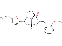 (3aS*,5S*,9aS*)-5-(5-ethyl-2-furyl)-2-(2-methoxybenzyl)hexahydro-7H-pyrrolo[3,4-g]pyrrolizin-1(2H)-one