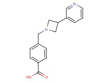 4-{[3-(3-pyridinyl)-1-azetidinyl]methyl}benzoic acid