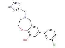 7-(3-chlorophenyl)-4-(1H-imidazol-4-ylmethyl)-2,3,4,5-tetrahydro-1,4-benzoxazepin-9-ol