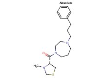 1-{[(4R)-3-methyl-1,3-thiazolidin-4-yl]carbonyl}-4-(3-phenylpropyl)-1,4-diazepane