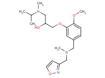 1-[isopropyl(methyl)amino]-3-(5-{[(3-isoxazolylmethyl)(methyl)amino]methyl}-2-methoxyphenoxy)-2-propanol