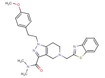 5-(1,3-benzothiazol-2-ylmethyl)-1-[2-(4-methoxyphenyl)ethyl]-N,N-dimethyl-4,5,6,7-tetrahydro-1H-pyrazolo[4,3-c]pyridine-3-carboxamide