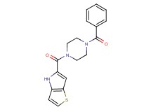 5-[(4-benzoylpiperazin-1-yl)carbonyl]-4H-thieno[3,2-b]pyrrole