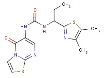 N-[1-(4,5-dimethyl-1,3-thiazol-2-yl)propyl]-N'-(5-oxo-5H-[1,3]thiazolo[3,2-a]pyrimidin-6-yl)urea