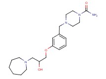 4-[3-(3-azepan-1-yl-2-hydroxypropoxy)benzyl]piperazine-1-carboxamide