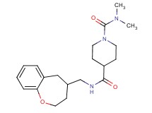 N~1~,N~1~-dimethyl-N~4~-(2,3,4,5-tetrahydro-1-benzoxepin-4-ylmethyl)piperidine-1,4-dicarboxamide