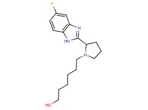 6-[2-(5-fluoro-1H-benzimidazol-2-yl)-1-pyrrolidinyl]-1-hexanol