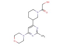 2-{3-[2-methyl-6-(4-morpholinyl)-4-pyrimidinyl]-1-piperidinyl}-2-oxoethanol